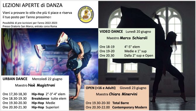 Lezioni APerte Danza 2022