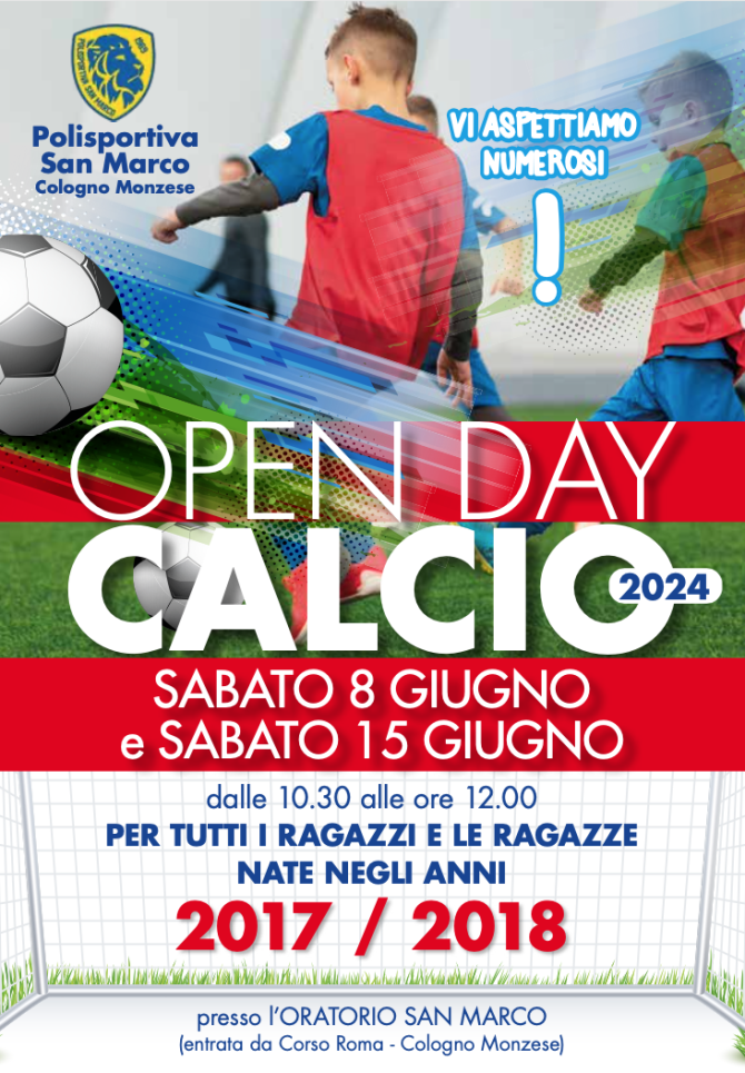 Open day calcio 24-25
